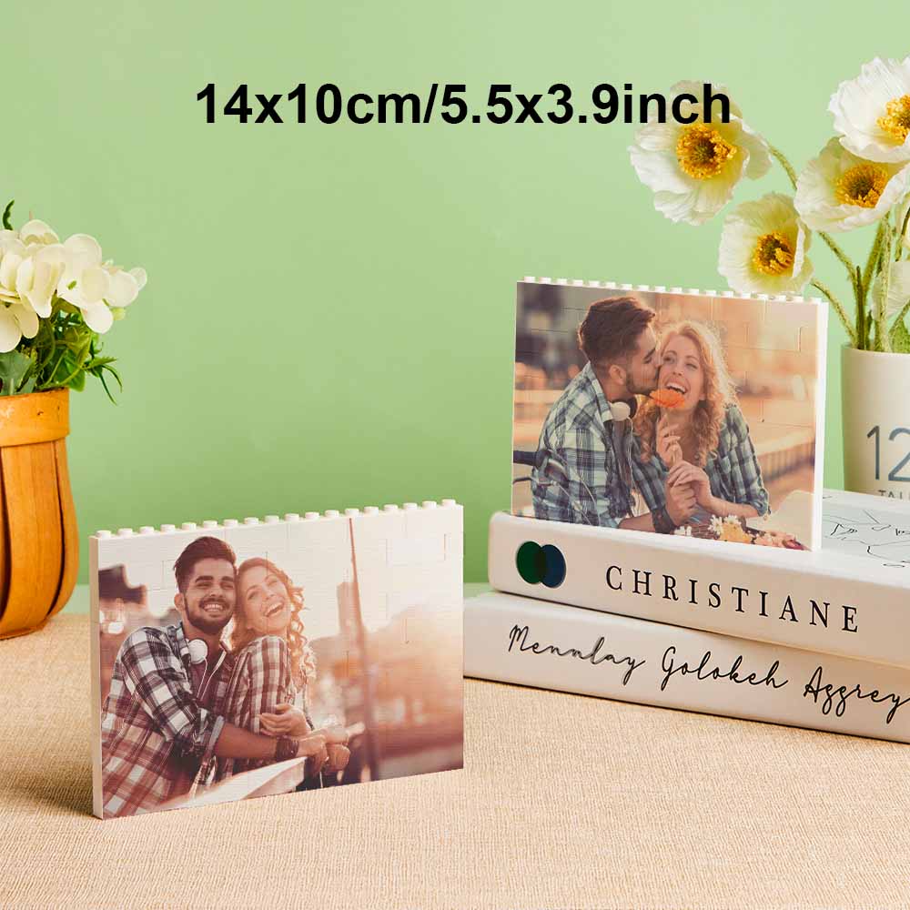 Puzzle Bloc Personnalisé Brique De Construction Photo Personnalisée Formes Et Tailles Multiples Cadeau Pour Amoureux - BuildingPuzzleFR