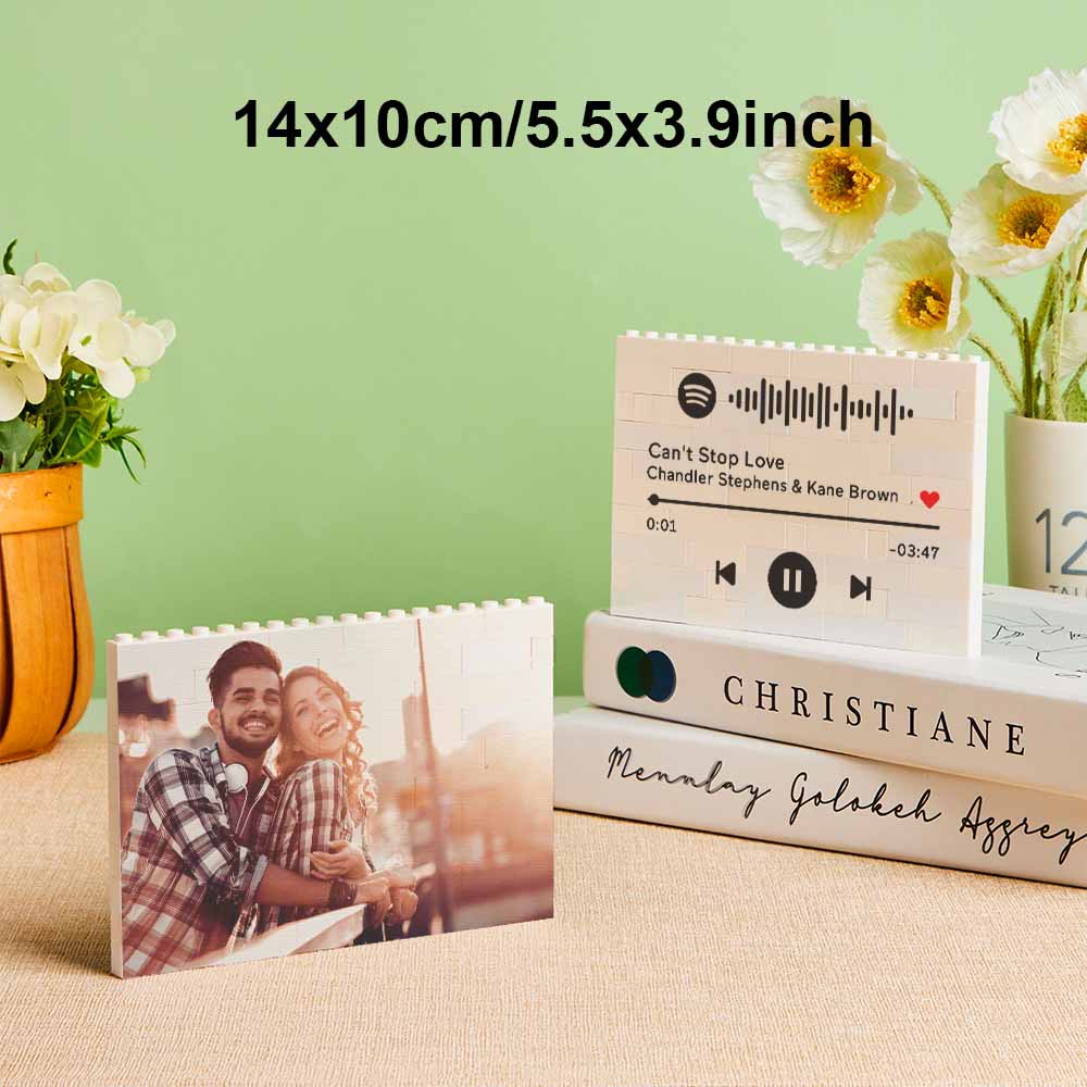 Puzzle Bloc Personnalisé Brique De Construction Photo Personnalisée Formes Et Tailles Multiples Cadeau Pour Amoureux - BuildingPuzzleFR