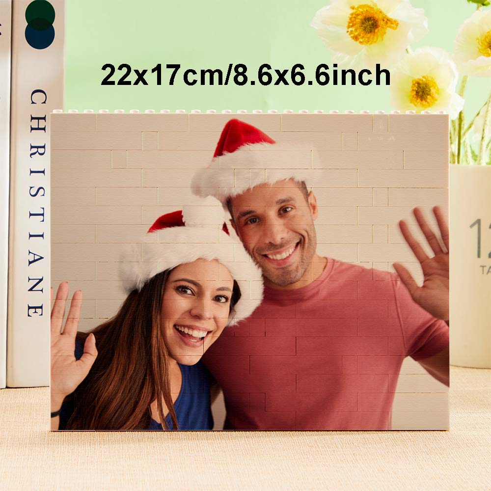 Puzzle Bloc Personnalisé Brique De Construction Photo Personnalisée Formes Et Tailles Multiples Cadeau Pour Amoureux - BuildingPuzzleFR