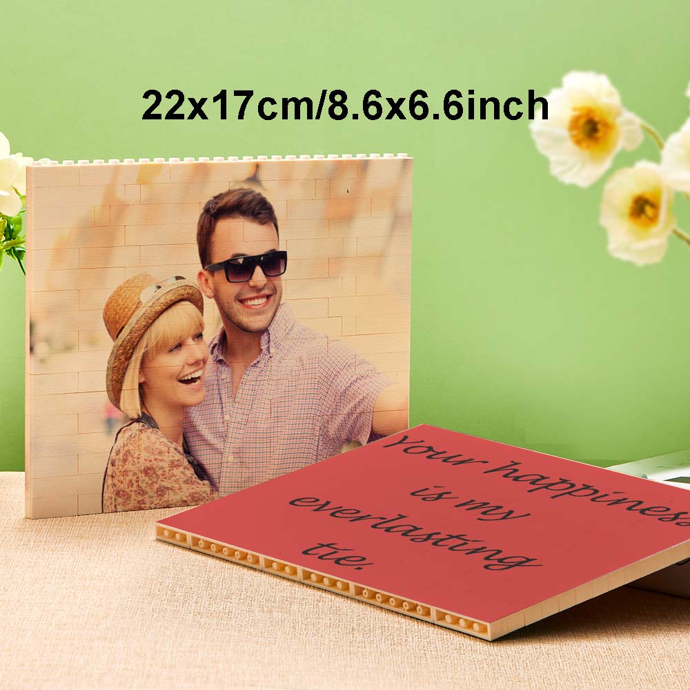 Puzzle Bloc Personnalisé Brique De Construction Photo Personnalisée Formes Et Tailles Multiples Cadeau Pour Amoureux - BuildingPuzzleFR