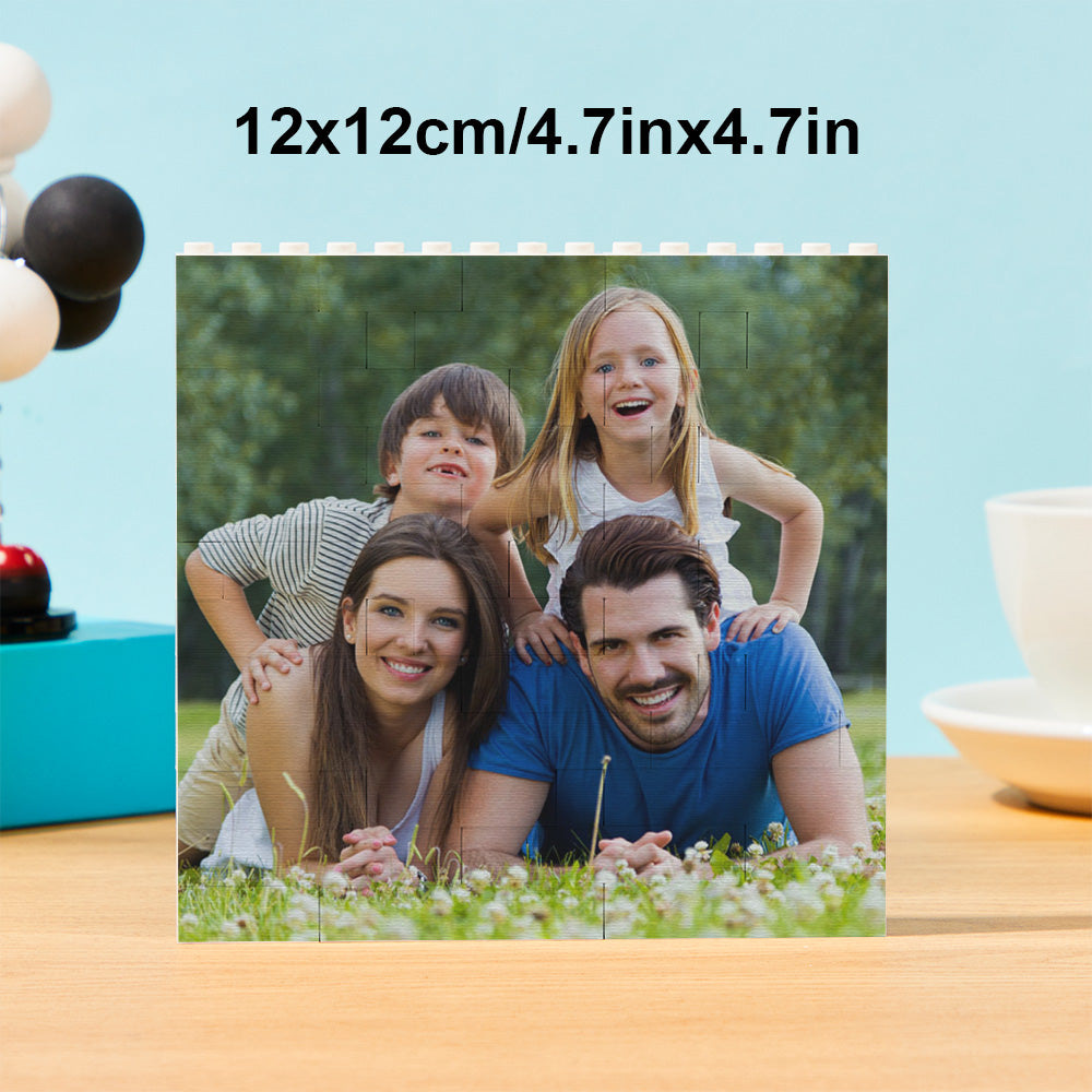 Puzzle Bloc Personnalisé Brique De Construction Photo Personnalisée Formes Et Tailles Multiples Cadeau Pour Amoureux - BuildingPuzzleFR