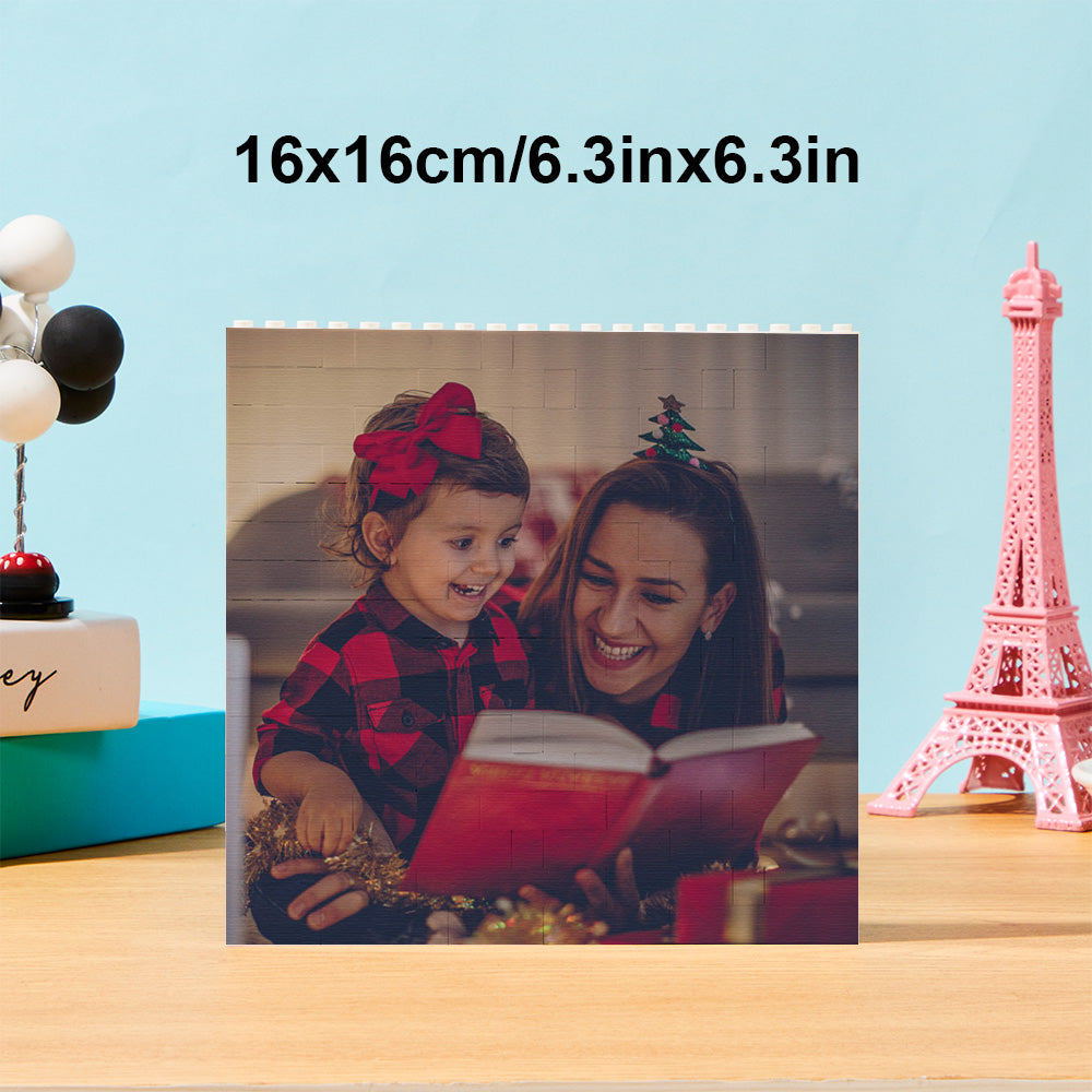 Puzzle Bloc Personnalisé Brique De Construction Photo Personnalisée Formes Et Tailles Multiples Cadeau Pour Amoureux - BuildingPuzzleFR